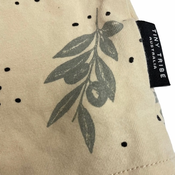 Tiny Tribe Girls Leaf Frill Tank Ruffled Sleeves - Picture 5 of 7